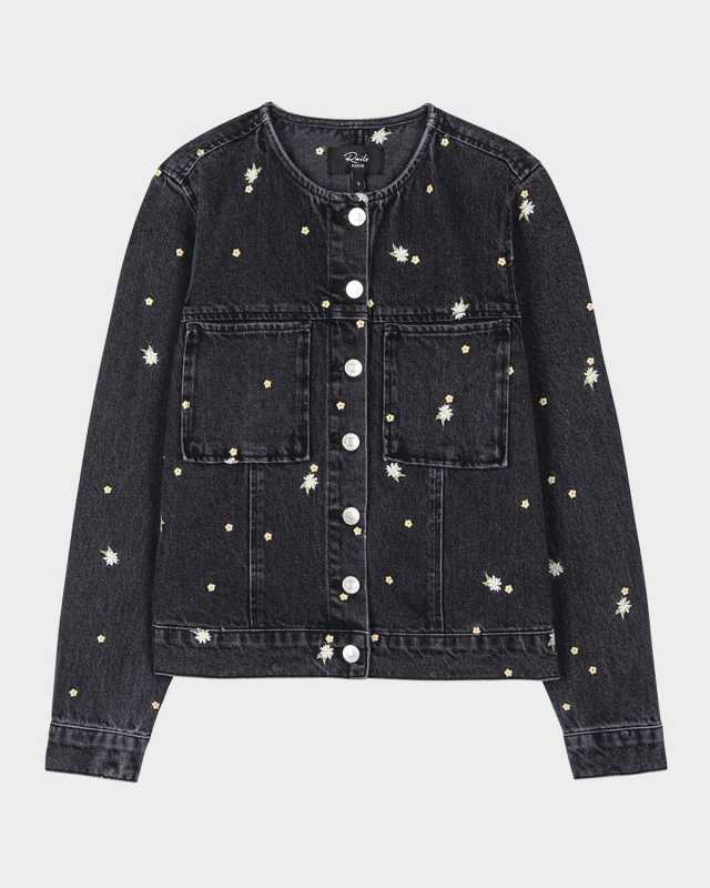 Lido Embroidered Denim Jacket